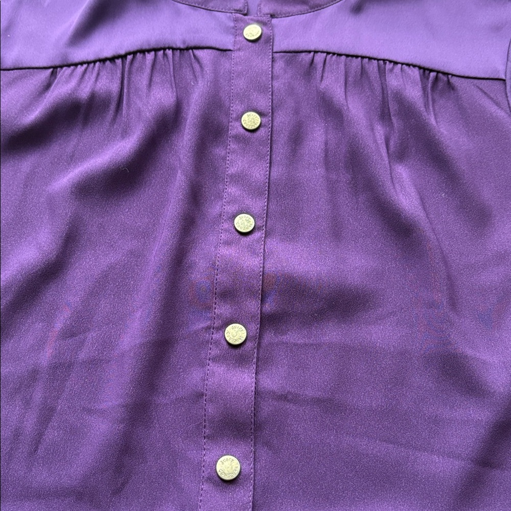 Juicy Couture Woman’s Size 2 Deep Purple Long Sleeve Dress - Picture 3 of 10